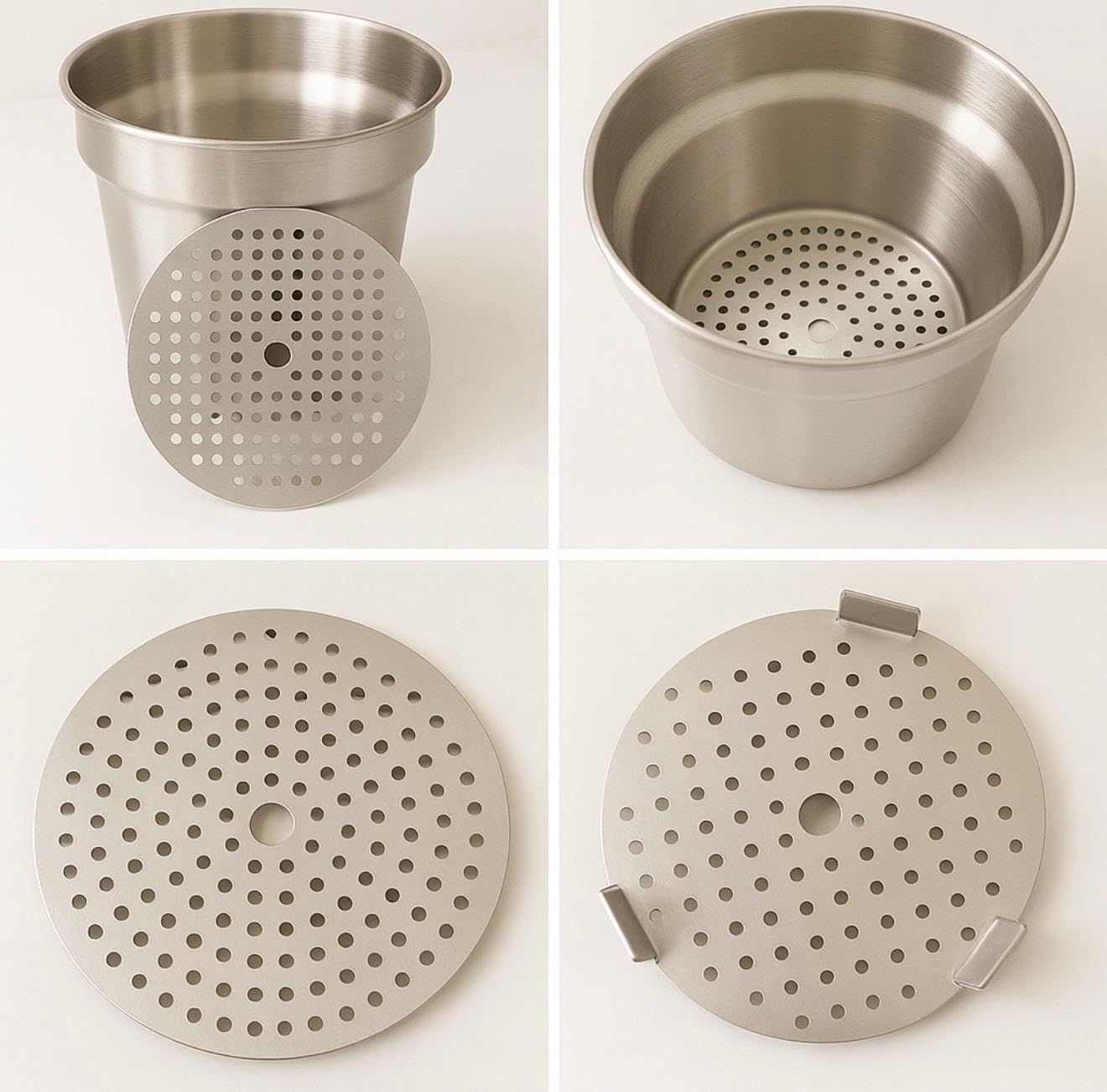 Perforated Strainer Disc fitted in bain marie pot