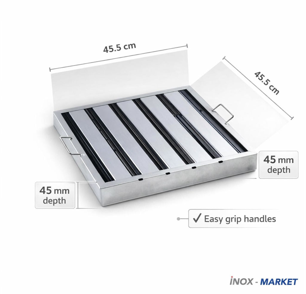 Canopy Grease Baffle Steel Filter Kitchen Extraction Hood
